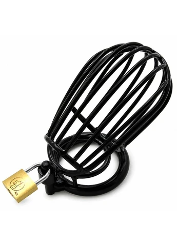 Пояс вірності для чоловіків Samurai Cock Cage Drooping Chastity Device Bdsm4u (402622917)