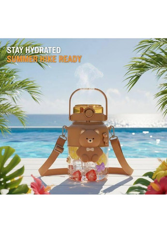 Креативна дитяча пляшка "Ведмедик". Коричнева No Brand (296101759)