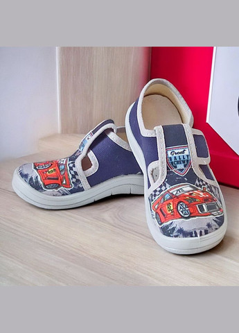 Ортопедичні тапочки на липучці капчики для хлопчика змінне взуття в садок змінка Валді Waldi (341317042)