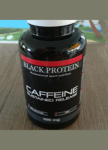 Кофеїн пролонгованої дії Caffeine Sustained Release 100 мг (100 таб) BLACK PROTEIN (286422234)