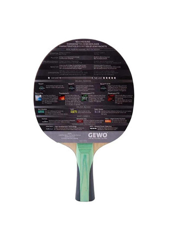 Ракетка для настольного тенниса CS Energy Carbon Pro FL GEWO (367591667)