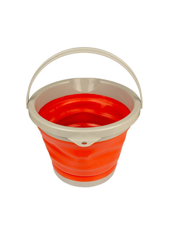 Ведро складное силиконовое 5л, Оранжевый Tramp (366220872)