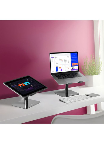 Подставка для ноутбука LS956G Aluminum alloy Gray OfficePro (323045890)