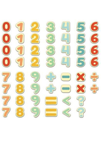 Набор магнитов Цифры 54 шт. () Hape E2007 (367583936)