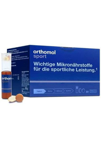 Витамины Sport (питьевая суспензия таблетки капсулы) курс на 30 дней Orthomol (280265875)