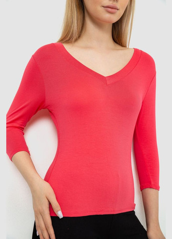 Коралова футболка жіноча з подовженим рукавом Ager 186R312
