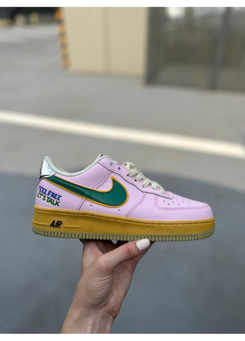 Зеленые демисезонные кроссовки мужские nike air force 1 07 limited edition найк аир форс 1 премиум No Brand