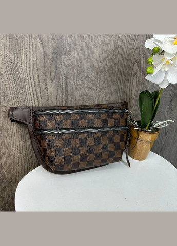 Женская сумка бананка Клетка (1304ДКкл) No Brand сумка-бананка (341085613)