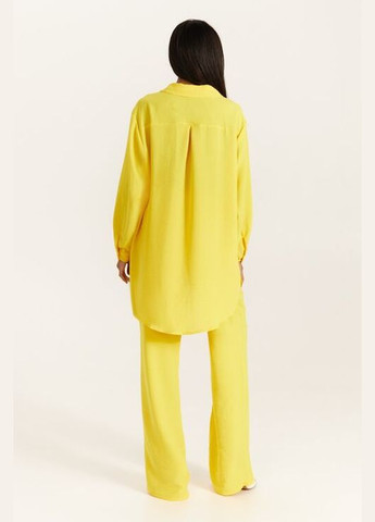 Брюки палаццо вискоза жатка желтые Vovk (322833166)
