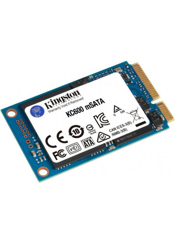 Накопичувач SSD 512GB KC600 mSATA SATAIII 3D TLC (SKC600MS/512G) Kingston (341489091)