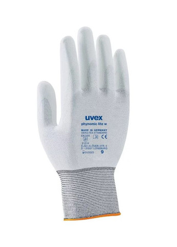 Захисні рукавиці phynomic lite (L/) комбіновані (41003) Uvex (289133101)