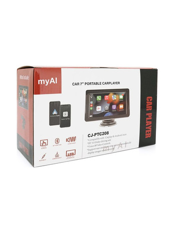 Автомобильный РК-монитор 7" + Carplay CJ-PTC207, Box Voltronic (314749430)