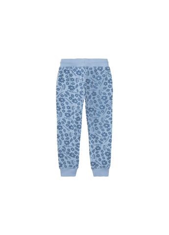 Спортивні штани двунитка для дівчинки 498017 блакитний Lupilu (274236868)