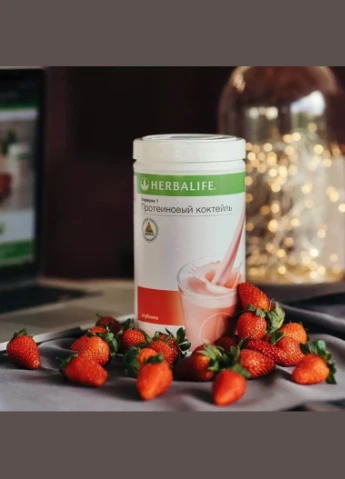 Протеиновый коктейль Formula 1, 550 г Клубничный вкус Herbalife (360771831)