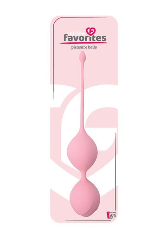 Вагінальні кульки DreamToys ALL TIME FAVORITES 90 гр. зі зміщеним центром тяжкості, рожеві Dream Toys (331169483)