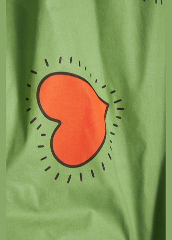 Комплект постільної білизни Бязь Gold Люкс «» King Size 220x240 наволочки 4х50х70 (MS-820005358) Moon&Star Rainbow Hearts (296910100)