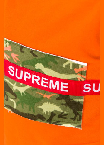 Помаранчевий літній комплект для хлопчика (афганка+бриджі) (p-3654) Носи своє