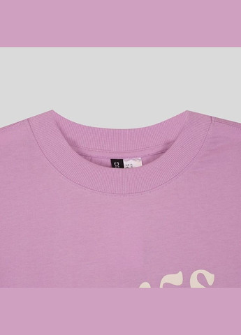 Бузковий світшот H&M напис (263204615)