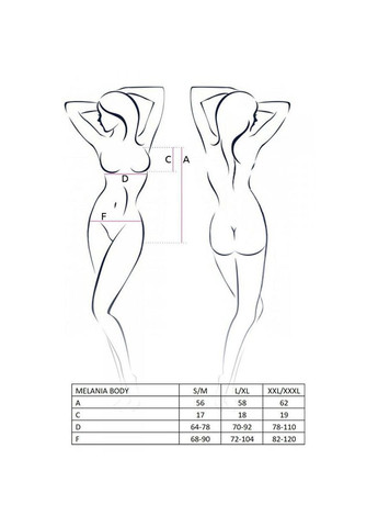 Боди MELANIA BODY L/XL, black Passion (369951354)