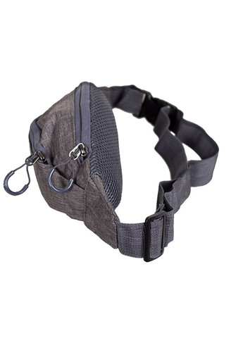 Мужская текстильная сумка на пояс Y302-25DGRAY серая Dovhani (370848556)