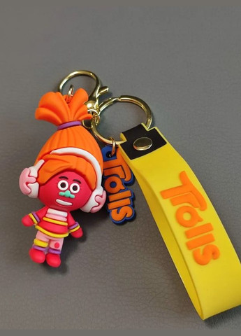 Тролли брелок Troli DJ Звуки детский брелок на рюкзак, ключи 7,5 см Shantou (304547738)