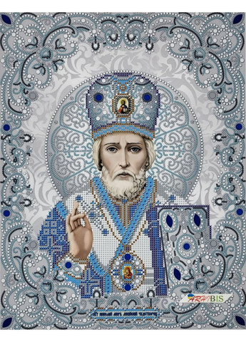 НАБОР ARHIBIS ЖС-3003 Святой Николай в жемчуге и кристаллах, набор для вышивания бисером иконы. БЛАГОВЕСТ (369666244)