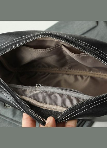 Жіноча сумка 10453 крос-боді на ремінці чорна No Brand (326487561)