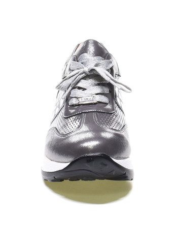 Срібні осінні демісезонні кросівки Loris Bottega