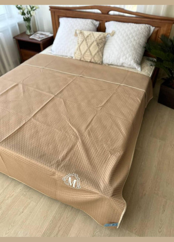 Тонкое летнее одеяло-покрывало охлаждающее 150х200 Беж (П4К-pokruvalo-holodok-002) No Brand (306633241)