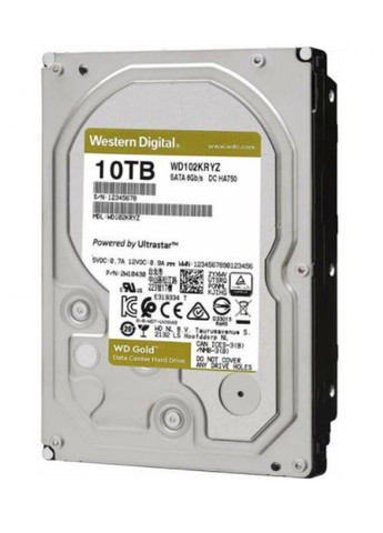 Жесткий диск WD Gold Enterprise Class 10 TB (WD102KRYZ) Western Digital (314865723)