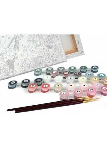 Картина за номерами Сім'я коал 40х50 Картини за номерами розпис тварини Малювати за номерами BS52451 Brushme (308987851)