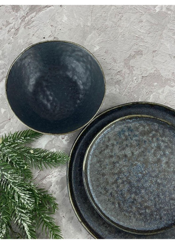 Тарілка Космос JM-1535-B 21 см сіра Olens (349221685)