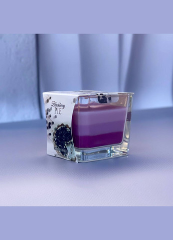 Свеча трехслойная Черничный пирог 26 год Пако-іф (305830450)