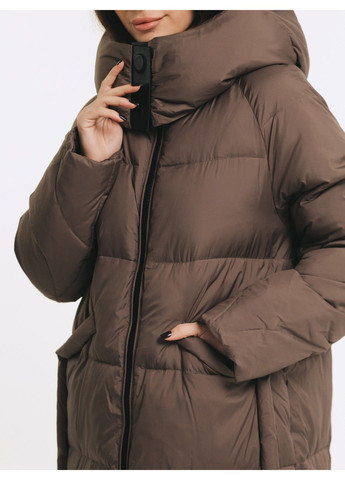 Коричневая зимняя пальто 21 - 18155 ZLLY