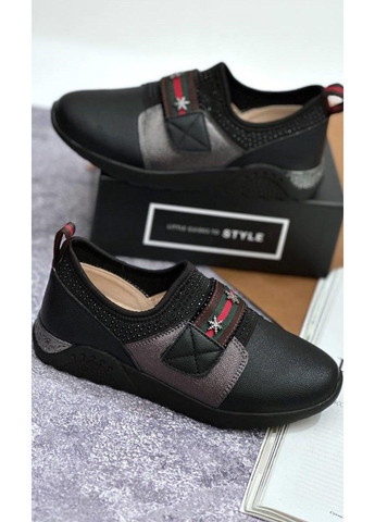 Мокасини дитячі чорні Lilin Shoes (305847633)