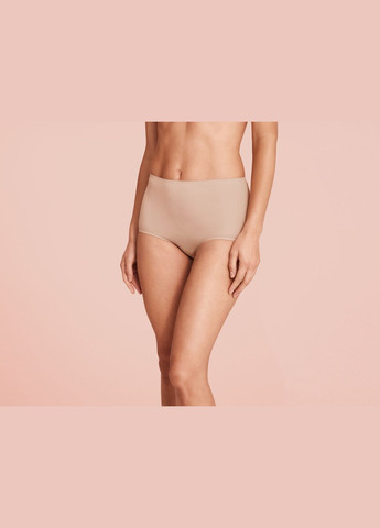 Трусики-сліп набір 2 шт. безшовні для жінки LYCRA® 454855 бежевий Esmara С эластичным поясом (326597186)