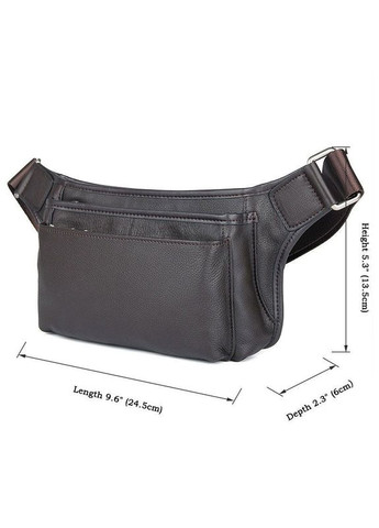 Напоєсна сумка коричнева з натуральної телячої шкіри 3016Q John McDee (298683804)