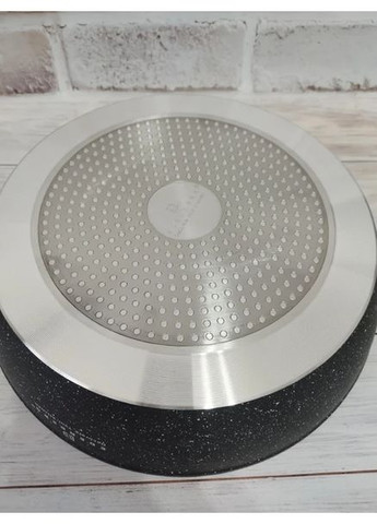 Сковорода глибока з кришкою та мармуровим покриттям 26 см 2,7 л (EB-5716) Edenberg (368970028)