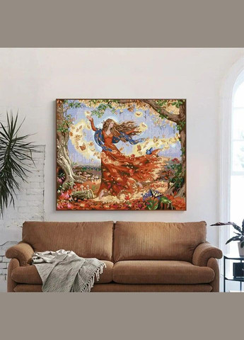 Набір для вишивання за нанесеною на канву схемою "Butterfly Fairy 14". AIDA 14CT printed, 49*43см Joy Sunday (313614134)