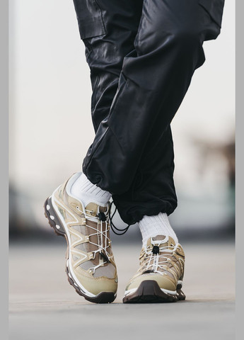 Бежеві Осінні кросівки чоловічі salomon xt-quest adv beige | саломон хт-квест бежеві No Brand