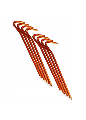 Набор колышков для палатки алюминиевые 18 см, Hex 10 шт (P-5905973406871) Mountain Goat (356744461)