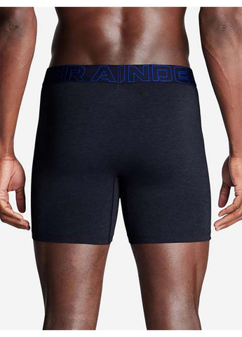 Труси UA Underwear Boxers UA PERFORMANCE COTTON - SOLID 6 3PK Синій, Сірий, Темно-синій Under Armour (367589961)