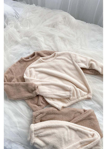 Молочная пижама из плюша Perfect Female