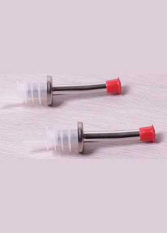 Набор гейзеров для бутылки Bottle Pouring, 2 дозатора с колпачками Kamille (316654183)