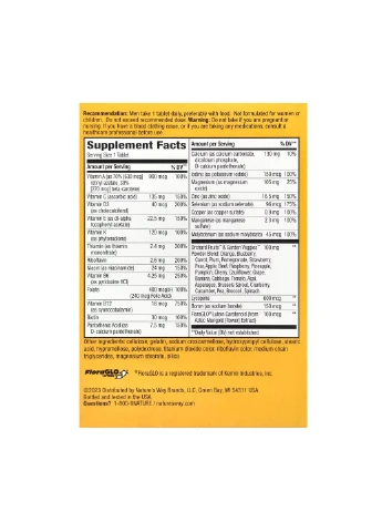 Men's Complete Multivitamin - 50 tabs (Пошкоджена банка) Nature's Way (385917832)
