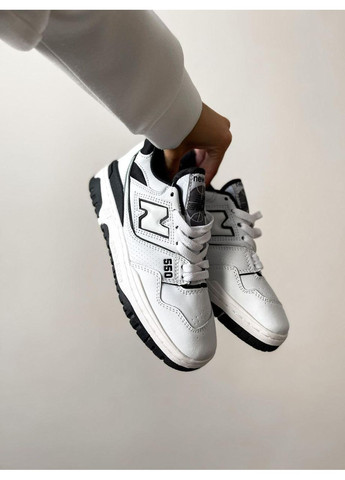 Чорні Осінні кросівки чоловічі new balance 550 black white нью беланс 550 No Brand