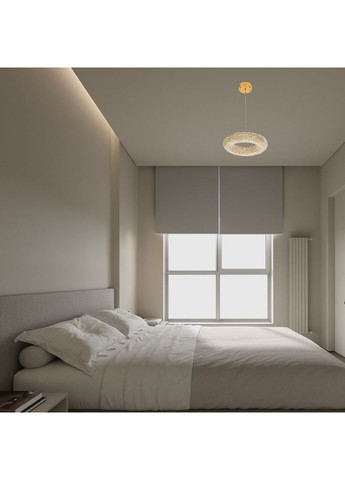 Люстра золотая "CRYSTAL" арт-деко (89-7200 (400) GD) No Brand (372991292)