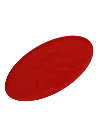 Емблема керма хром з червоним 61х33 мм (на скотчі) Kia (369612192)