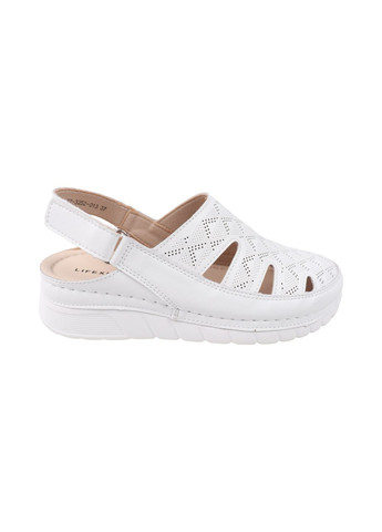 Босоніжки жіночі білі натуральна шкіра Lifexpert 1821-25LTC (333035451)