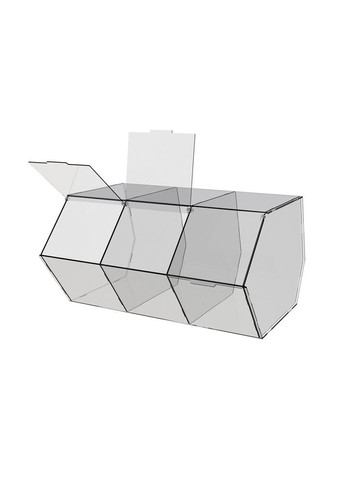 Диспенсер для мармеладів, снеків, горіхів 3 комірки Ekostar (366599746)